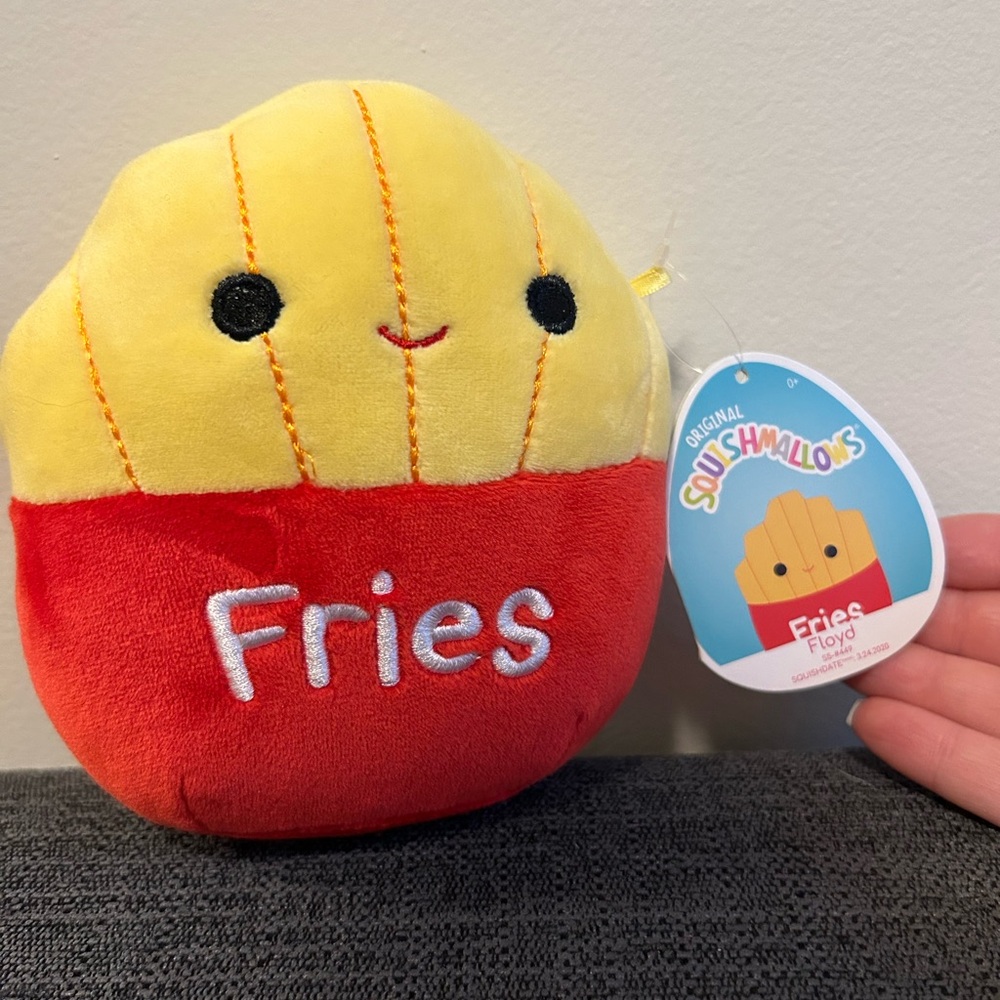Squishmallow Yellow and Red Fries 5 Inch Plush